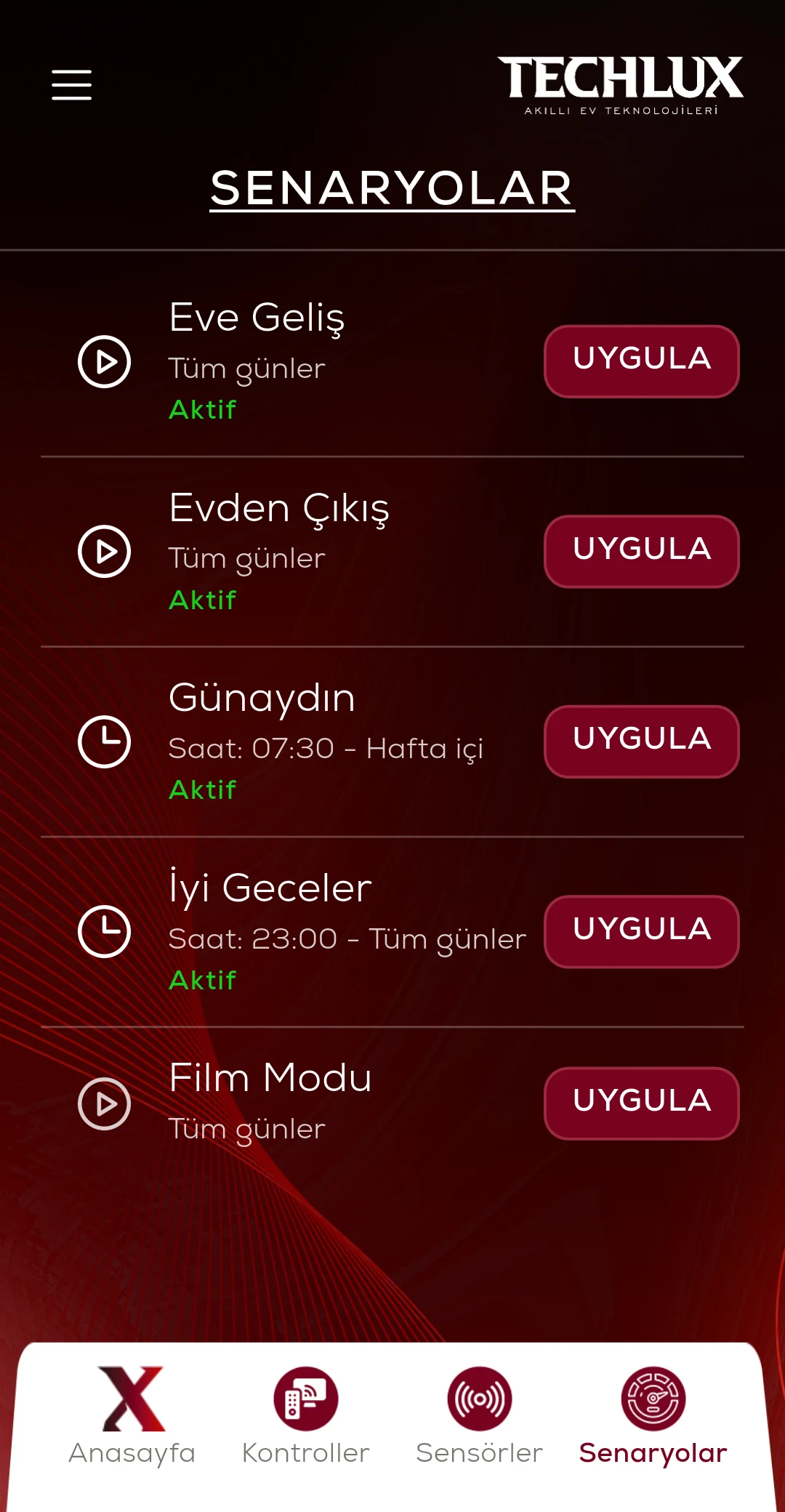 Techlux screenshot