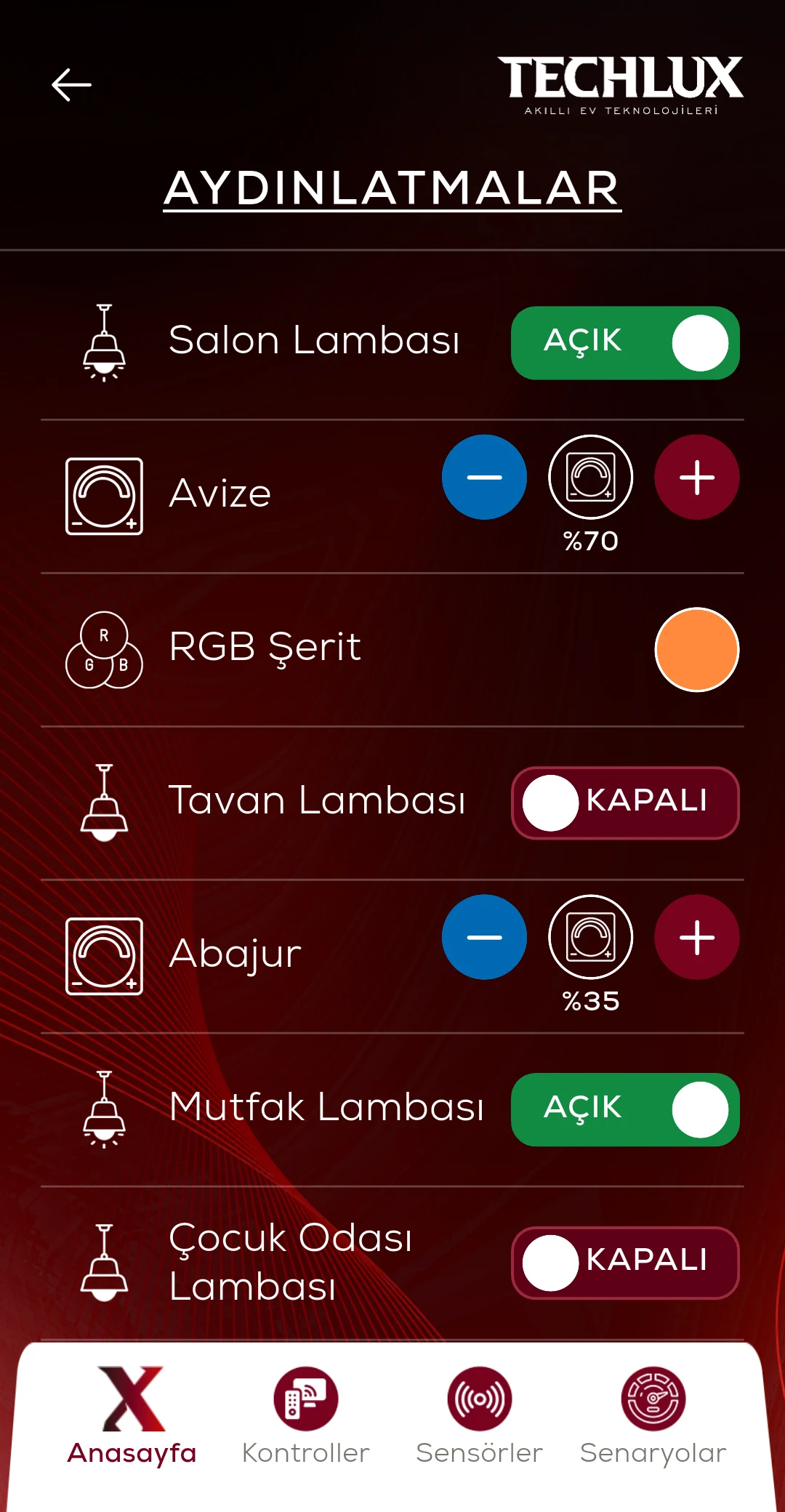 Techlux screenshot